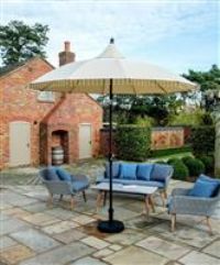 Garden Must Haves Carrousel 2.7m Parasol (base not included)  Cream