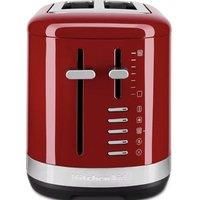 KitchenAid Manual Control 2 Slice Toaster Empire Red (5KMT2109BER)