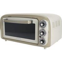 Ariete Vintage 97903 Mini Oven, 18 Litre Capacity, 1380 Watts, 3 Cooking Positions, Aluminium Baking Tray, 60 Minute Timer, Cream