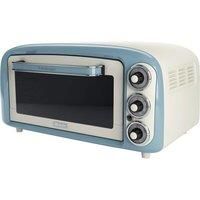 Ariete Vintage 97905 Mini Oven, 18 Litre Capacity, 1380 Watts, 3 Cooking, Aluminium Baking Tray, 60 Minute Timer, Blue