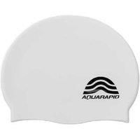 Unisex Black Aquarapid Silicone Swim Caps - Pack of 12, Chlorine Resistant, Universal Fit for All Genders