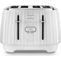 DELONGHI Ballerina CTD4003.W 4-Slice Toaster - White