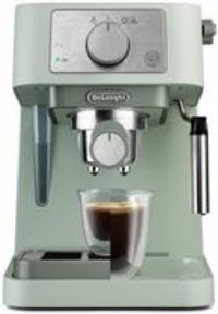 De/'Longhi Manual Coffee Machine Stilosa EC260.GR, 15 Bar Pressure, Cappuccino System, Automatic Switch-Off, Compatible with ESE pods, 2 Level Tray, Capacity 1L, Grey