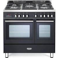 Delonghi DTR906DFAN Professional 90cm Twin Cavity Dual Fuel Range in B