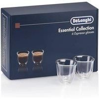 DeLonghi Essential Collection 6 Espresso Glasses 60ml x 6 Gift  DLKC300