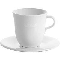 De/'Longhi DLSC309 Porcelain Cappuccino Cup & Saucer, Set of 2