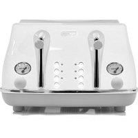 DELONGHI Icona Capitals CTOC4003.W 4Slice Toaster  White