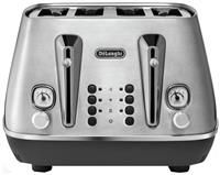 De'Longhi Distinta X CTI4003.M 4 Slice Toaster - Silver