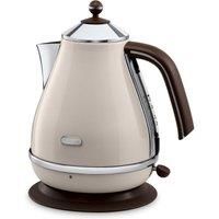 De'Longhi KBOV3001BG 1.7L 3000W Vintage Icona Cordless Kettle Cream A Grade