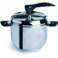 Excelsa Professional Stainless Steel Pressure Cooker black/gray 26.0 H x 21.0 W x 21.0 D cm