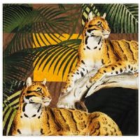 Excelsa Leopard Set Of 6 Napkins