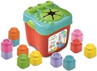 Clementoni 17807 Sensory Bucket, Clemmy Soft Blocks for 6 Months, Building Bricks Washable, Construction Kids, Early Development & Activity Toys, Made in Italy, Multi-Color
