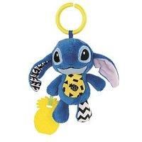 Clementoni Lilo Baby Infant Disney Stitch Rattle, Toddler, Early Years, New Born Soft Gift, 3 Months, Crinkle Squeaky, Sensory Learning Toys, Stroller Pendant, 17919, Multicolour