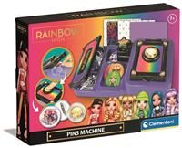 Clementoni 18726 Rainbow High-Badge Maker-Art and Crafts for Kids Ages 7, Creative Toys-Made in Italy, Multicolor, 7 x 35 x 26