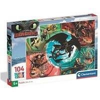 How To Train Your Dragon 104 Piece Maxi Puzzle