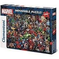 Clementoni 39411 Clementoni-39411-Impossible Puzzle-Marvel-1000 Pieces, Multi-Colour