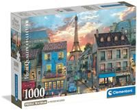 Clementoni Jigsaw Puzzle Collection Streets of Paris, Puzzle for Adults 14-99 Years, Compact box, Made in Italy, 39983