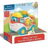 Clementoni 61564 Interactive Tool Truck: includes Lights & Sounds to Learn Letters, Numbers & More (18+ Months), Multicolour