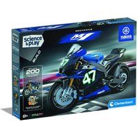 Clementoni 75084 Science & Play Yamaha M1: Motorcycle Building Set with 3 Speed Gearbox & Suspension, Educational STEM Toy for Kids (8+ Years)