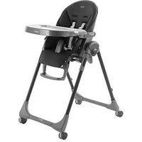 Babystyle Oyster Bistro highchair Black from birth to 15 kg with removable tray