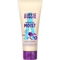 Aussie Miracle Moist Conditioner - Moisture-Quenching, Replenishes Dry, Damaged, Brittle Hair, 200ml