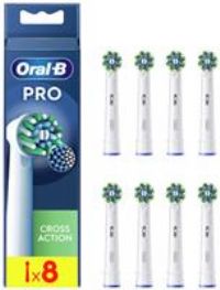 Oral-B Pro Cross Action Electric Toothbrush Replacement Heads 8 pack * UK Stock*