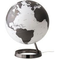 Atmosphere 8007239975552 Light and Colour Metal Illuminated Globe Toy, Charcoal