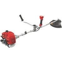 Mountfield MB33D Brushcutter, 43 cm Cutting Width, Easy Recoil Start 32.6 cc 2-Stroke Petrol Engine, Bike-Style Handlebars, Includes Double Harness, Red
