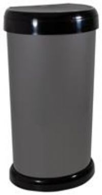 Moda 42 Litre Touch Top Bin - Grey