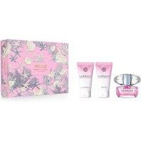 VERSACE BRIGHT CRYSTAL GIFT SET 50ML EDT + 50ML SHOWER GEL + 50ML BODY LOTION
