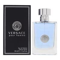 VERSACE POUR HOMME 50ml EAU DE TOILETTE SPRAY NEW & SEALED RRP £50 FREEPOST