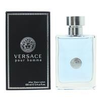 VERSACE NEW HOMME AFTERSHAVE LOTION - MEN'S FOR HIM. NEW. FREE SHIPPING