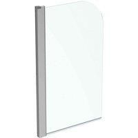 Ideal Standard Connect 2 Radius Bath Screen, Bright Silver