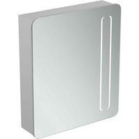 Ideal Standard 1-Door Mirror Cabinet Ambient and Front Light 630mm Aluminium