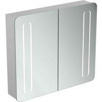 Ideal Standard 80Cm Mirror Cabinet With Bottom Ambient And Front Light