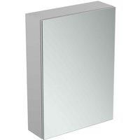 Ideal Standard 1-Door Mirror Cabinet Bottom Ambient Light 500mm Aluminium