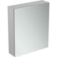 Ideal Standard 1-Door Mirror Cabinet Bottom Ambient Light 600mm Aluminium