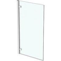 Ideal Standard i.life Frameless Silver Hinged Bath Screen RH 815-840mm x 1505mm (925KU)