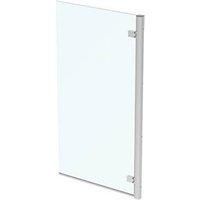 Ideal Standard i.life Frameless Silver Hinged Bath Screen LH 815-840mm x 1505mm (439KU)