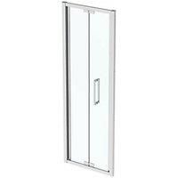 Ideal Standard I.life Semi-Framed Square In-Fold Shower Door Silver 760mm x 2005mm (971KU)