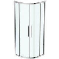 Ideal Standard I.life Semi-Framed Quadrant Shower Enclosure Non-Handed Silver 800mm x 800mm x 2005mm (420KU)