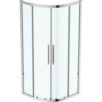 Ideal Standard I.life Semi-Framed Quadrant Shower Enclosure Non-Handed Silver 900mm x 900mm x 2005mm (644KU)
