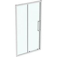 Ideal Standard I.life Semi-Framed Rectangular Sliding Shower Door Silver 1200mm x 2005mm (797KU)
