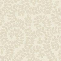 Belgravia Dcor Valentino Sequin Leaf Cream Textured Wallpaper