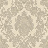 Belgravia Decor Ciara Damask Soft Silver Wallpaper GB4409 -  Italian Heavyweight