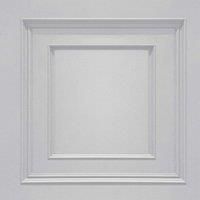 ** SAMPLE Soft Silver Amara Panel Wallpaper