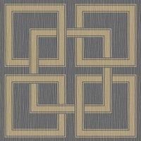 Belgravia Decor Amara Square Gold/Silver Wallpaper
