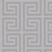 Belgravia Wallpaper Giorgio Greek Key Soft Silver GB8109 Full Roll