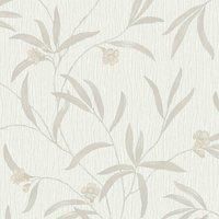 Belgravia Tiffany Floral Wallpaper Flowers Luxury Textured Heavy Weight Vinyl