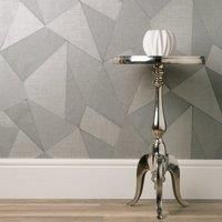 Milano 8 Large Fractal Geometric Grey Wallpaper